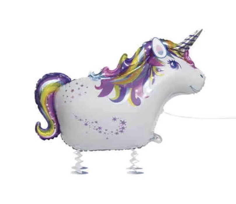 Unique Party Walking Pet Unicorn Foil Balloon Party Decoration New