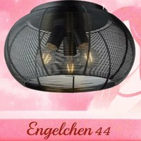 Deckenlampe D3A) Brilliant Leuchten Sambo Deckenleuchte 40Cm Schwarz 3X E27 60W
