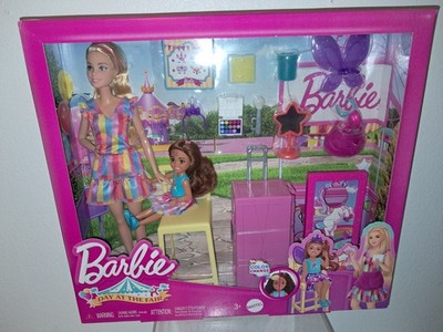 BARBIE DAY AT THE FAIR PLAYSET NW 2024 FACE PAINTING COLOR CHANGING