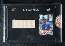 2020 The Bar Pieces of Past Sports Edition Game Used Relics 1/1 Joey Gallo rs2