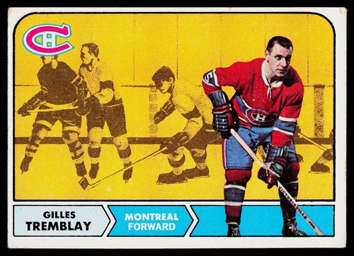 Gilles Tremblay #66 1968 Topps card