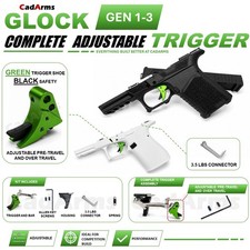 Glock Complete Green Black Trigger Assembly 3.5 Connector G17 19 26 34