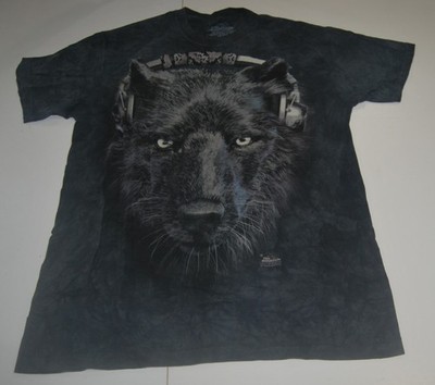 The Mountain 2013 Wolf 100% Cotton T-Shirt Jam 'n Bean Grand Rapids MI Large