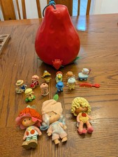 Vintage Strawberry Shortcake Mini Figures Kenner PVC 80s - Lot Of 13  Case