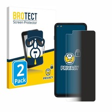 2x Blickschutz Folie für Motorola Moto G 5G Plus Displayschutz Privacy