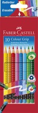 Faber-Castell Eraseable Colour Pencils Grip Set of 10 10 Count Pack of 1 