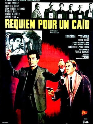 REQUIEM POUR UN CAID, MICHEL AUCLAIR, 1984, Repro Filmplakat, HQ