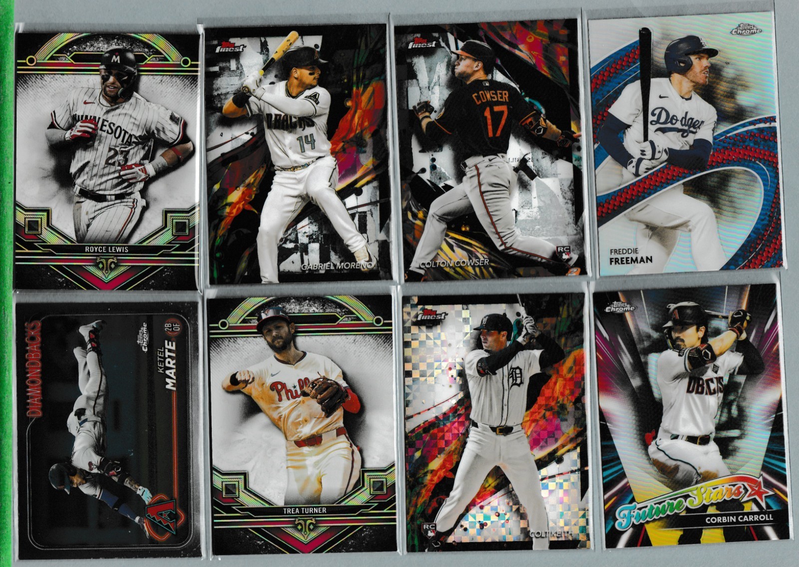 2024 Topps Finest Colton Cowser RC Baltimore Orioles #111 Rookie Card Uncommon