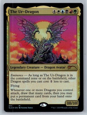 MTG Secret Lair Foil #11 The Ur-Dragon Mythic Legendary Creature Dragon Avatar