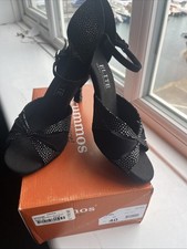 Stunning New In Box. Rummos Ballroom Shoes. Holographic Detail. Sz 39.5. 🪩