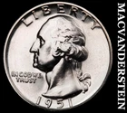 1951 Washington Quarter- Silver- Choice Gem Proof Luster No Reserve #J1271