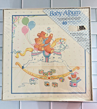 New VTG Baby Album By Holson 1980s Rocking Horse Photo Book