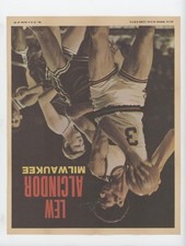 1970-71 Topps Posters Kareem Abdul-Jabbar Lew Alcindor #13 HOF 0ad