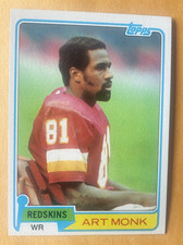 Art Monk 1981 Topps Rookie Card #194  - Washington - Sharp. rookie card picture