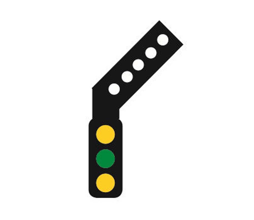 Train-Tech SS4R OO Gauge Sensor Signal (RH Feather) 3 Aspect Distant - Image 4