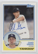 2018 Topps Update 1983 Topps Design Auto Chad Green #83A-CG Auto 0t2