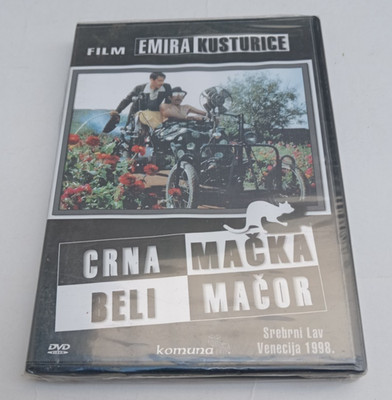 CRNA MACKA BELI MACOR DVD FILM Emir Kusturica Black Cat White Cat 1998