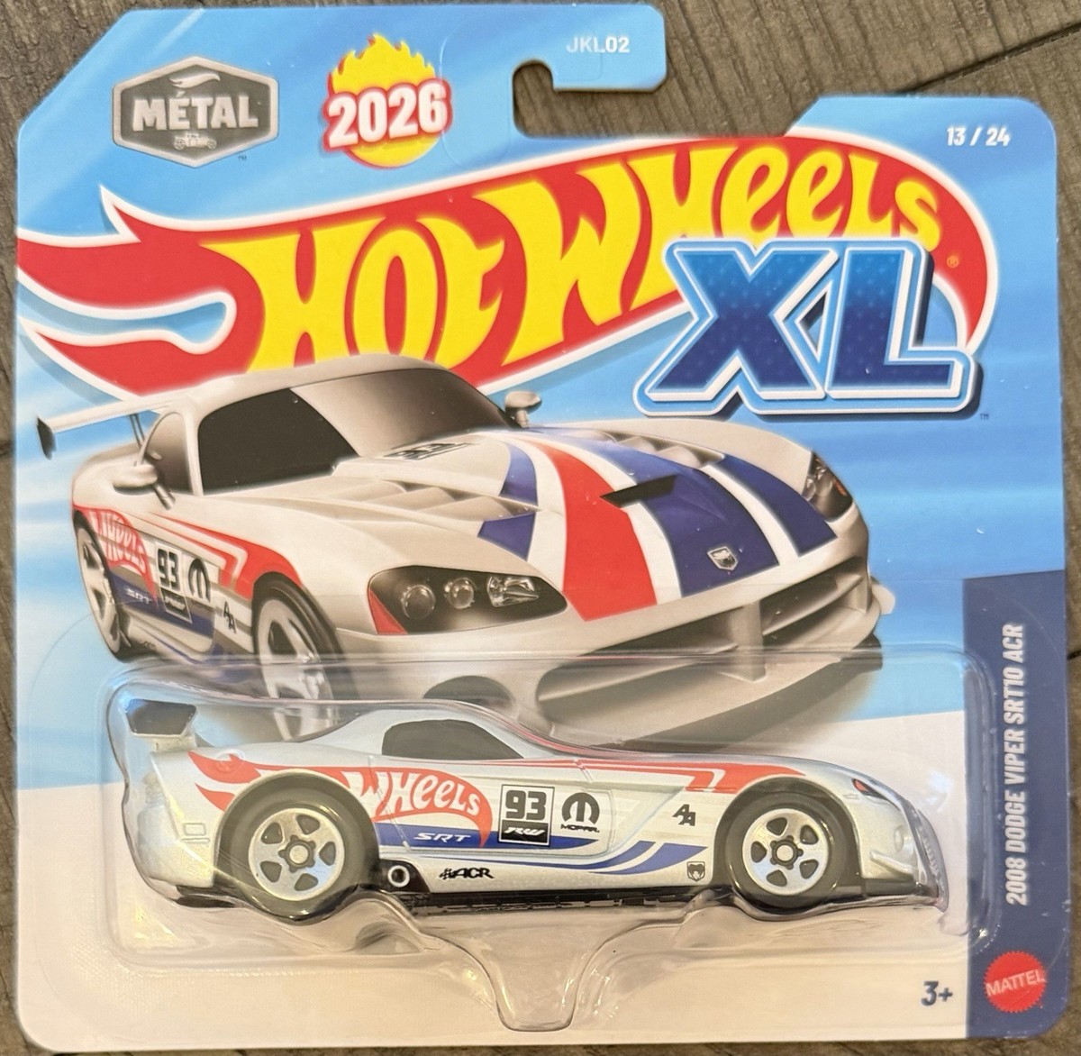 Hot Wheels XL Wave 3 Dodge Viper SRT10 ACR, McLaren Senna & Ford