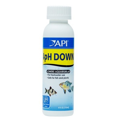 API pH DOWN Freshwater Aquarium Water Reducing Solution 4 oz, Multi 