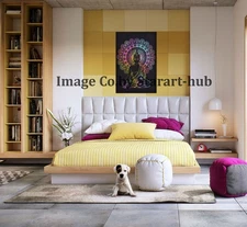 Indian Mandala Tapestry WallHanging Home Decor Cotton Hippie Bohemine Poster Art