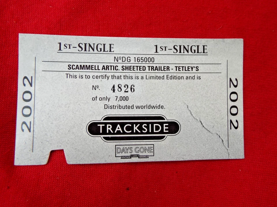 LLEDO Days Gone  Limited Edition Scammell Artic Trailer - Tetley's DG165000 - Image 4 of 4