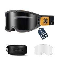 Dirt Bike Goggles Anti Fog with Clear Grey Lens, OTG Motocross Goggles for ...