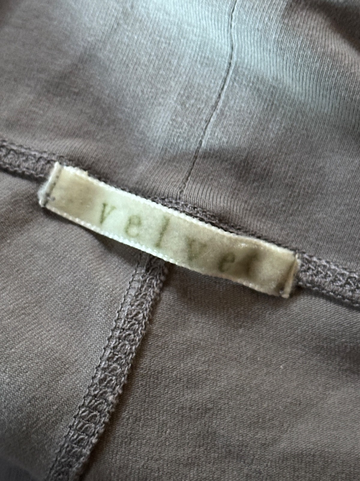 Velvet by Graham Spencer Leggings Medium Gray Cotton Stretch Cropped Bootcut