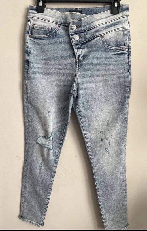 Express Skinny High Rise Women's Blue Jeans Size 6R MSRP $88
