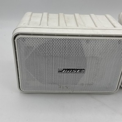 Set of 2 Bose Model 101 Music Monitor Indoor Outdoor White Pair