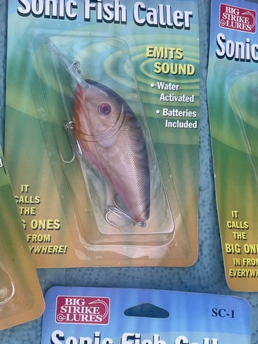 114 NOS Fishing Big Strike Lures Flashing Sonic Battery Bass Pike & Salt Water - Afbeelding 7 van 24