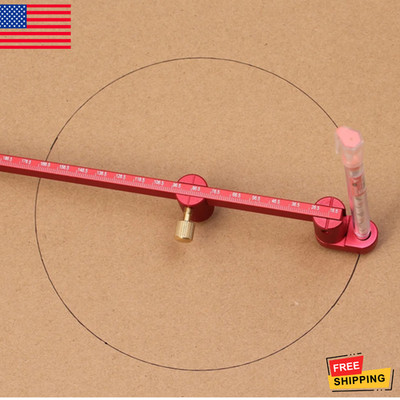 Adjustable Compass Ruler - Precision Circle Drawing for Woodworking & Drafting
