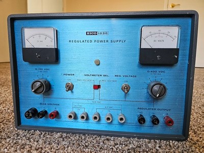 Eico 1030 Vacuum Tube High Voltage Regulated DC Supply Restored & Calibrated
