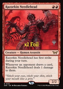 Razorkin Needlehead 153 Foil MTG Duskmourn: House of Horror
