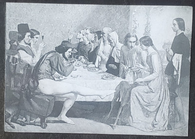 Lorenzo And Isabella, Sir John Everett Millais, Magic Lantern Glass Slide