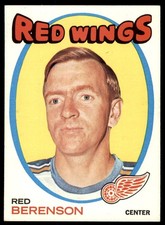 1971-72 Topps #91 RED BERENSON  Detroit Red Wings  NM