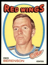 1971-72 Topps #91 RED BERENSON  Detroit Red Wings  NM