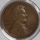 1909-S Lincoln Cent 1C-VF+