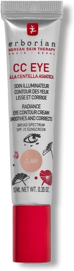 Soin hydratant CC Eye Erborian crème contour des yeux à la Centella Asiatica anti-fatigue