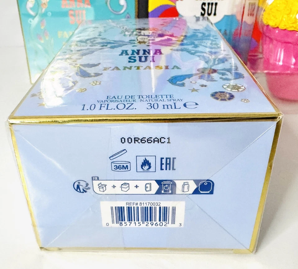 5X Anna Sui 1.0 Fantasia Mermaid, 1.7 Fantasia, Surprise POP, Miniatures Minis Foto 3 de 4