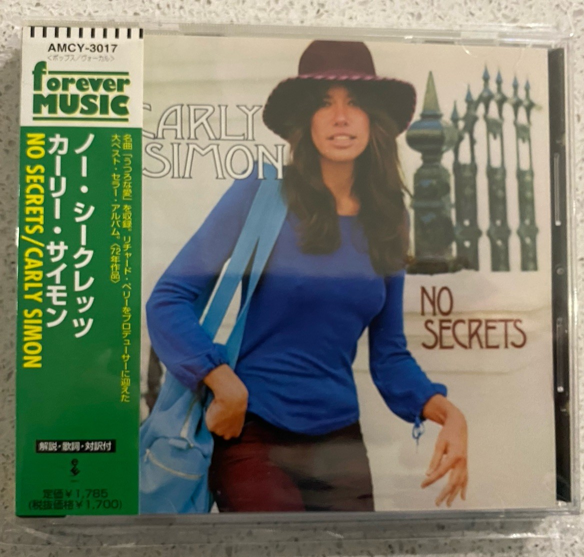 Carly Simon - No Secrets (CD) JAPAN OBI AMCY-3017 **