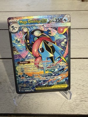 Mega Greninja ex 116/086 Me04: Chaos Rising Holo | eBay