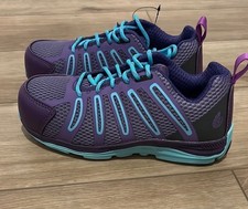 Nautilus Safety Footwear Women  s 1792 Work Shoe Purple Blue Size 6.5 New