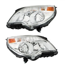 Headlight Assembly 2011-2015 Equinox Front Right Left Side White Frame w/o Lens
