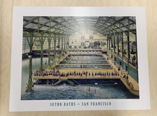 Sutro Baths San Francisco Poster 20”x26” Print On 0.28mm Poster Stock