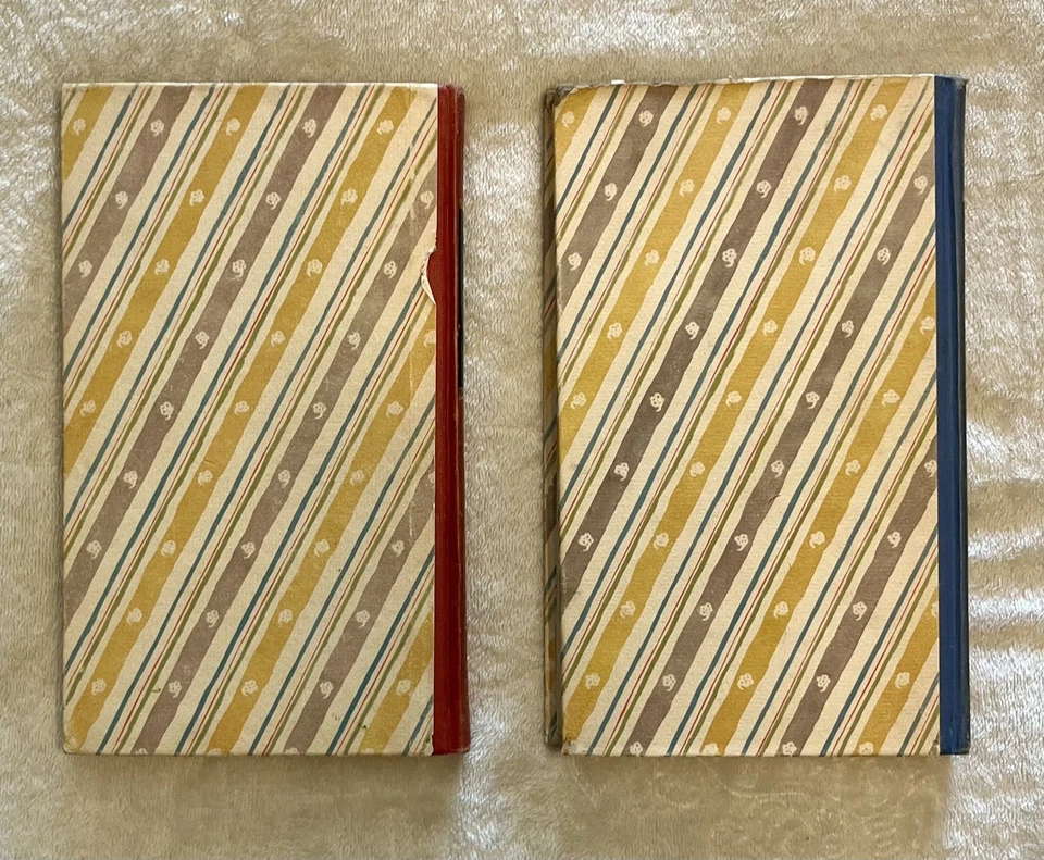 Alice's Adventures in Wonderland Through the Looking Glass 1946 Vintage Book Set Foto 4 de 4