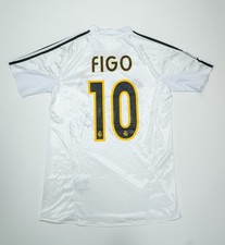 Luis Figo Signed Real Madrid Shirt Autograph COA Galacticos Portugal Legend