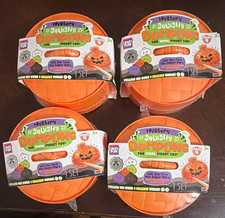 Crazy Fun Mystery Squishy Dumpling Series 4 Glitter Orange Mini Fidget LOT OF 4