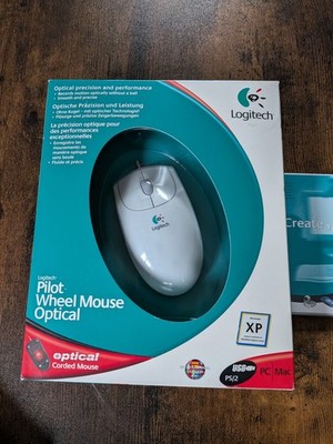 Logitech Pilot Wheel Maus PS/2 - Brandneu - Vintage 2004 - Originalverpackt