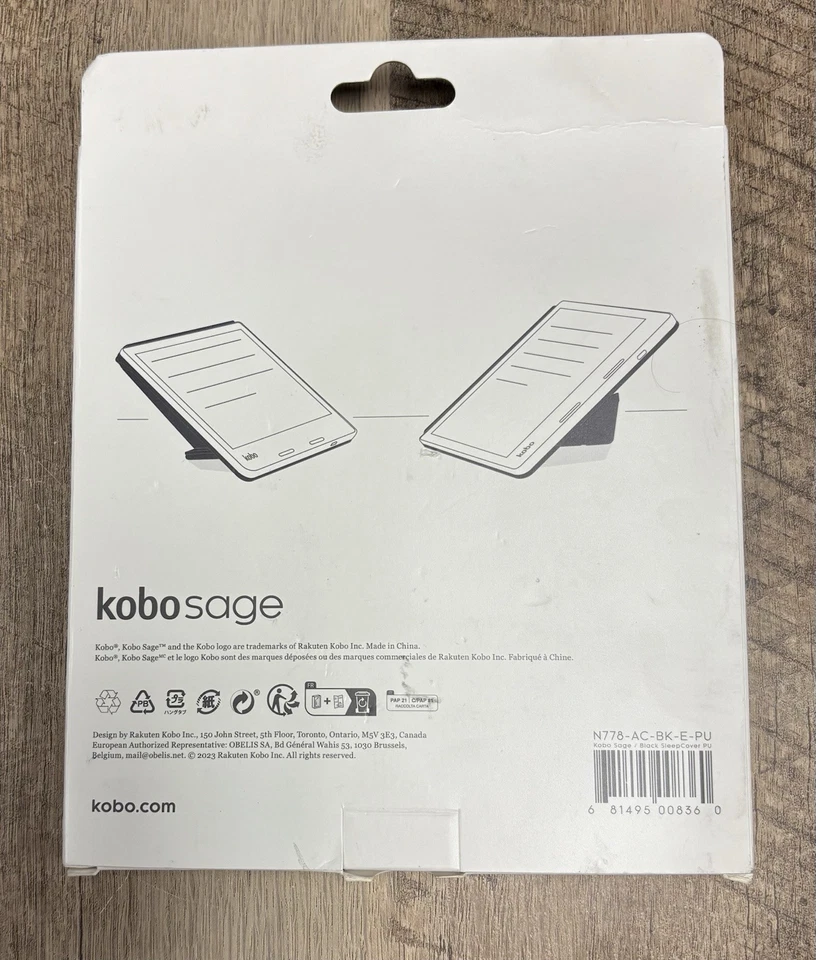 Kobo Sage SleepCover Black N778-AC-BK-E-PU New - Image 2 of 4