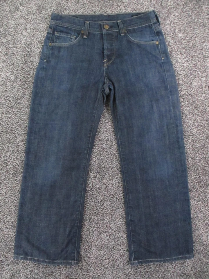 Citizens of Humanity Evans Jeans Mens 29 Relaxed Button Fly 606 USA Denim 30x26 - Image 2 of 4